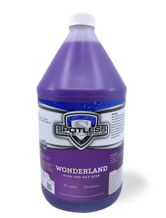 Classic Best SMD Wonderland Car Wash & Wax Soap | Shine Time Tire Dressing | Keeping Your Tires Clean and Shiny | Tire Coating Spray | Wheel Cleaner | 1 gal