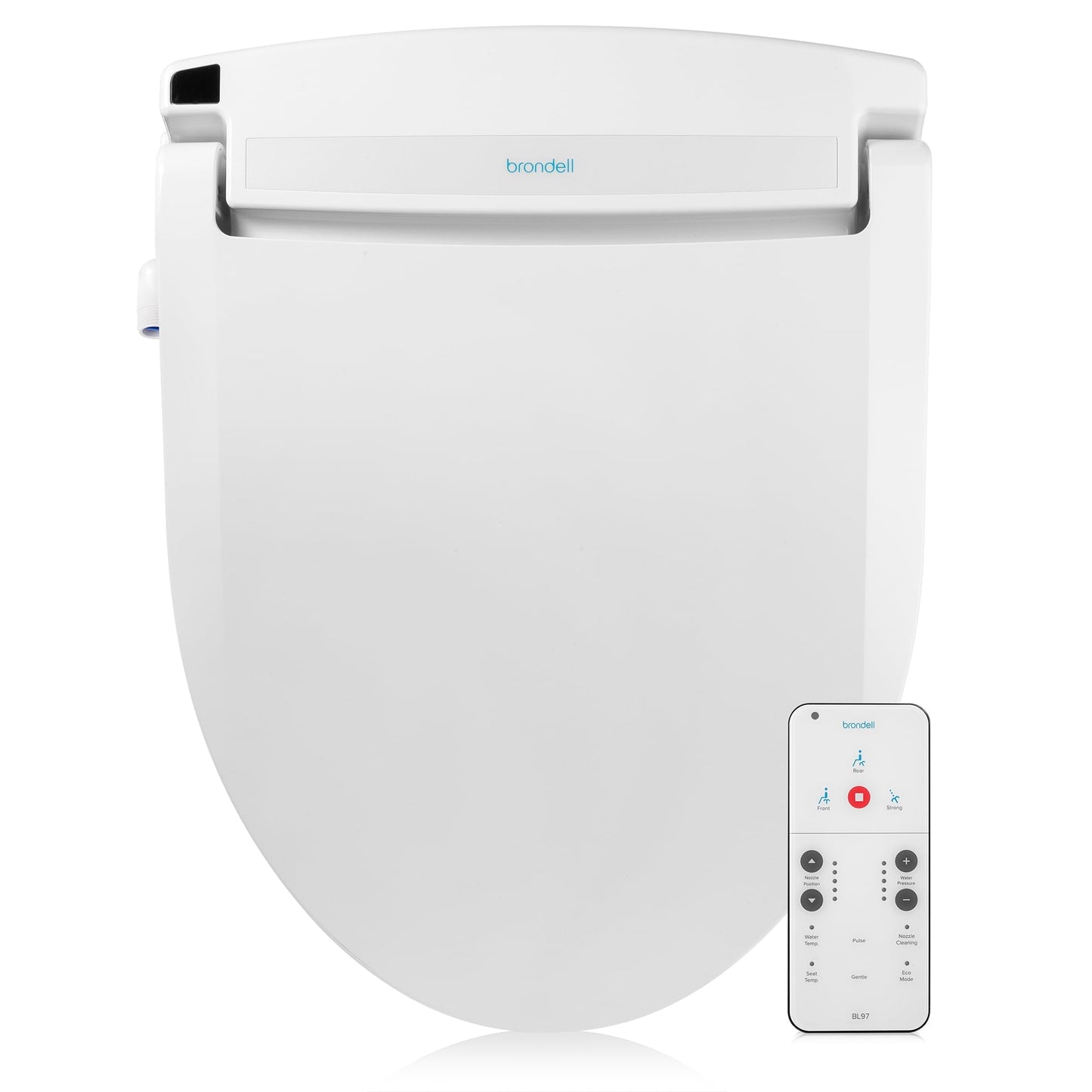 Classic Brondell Swash Select BL97 Electronic Bidet Seat, Elongated White