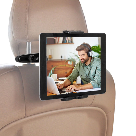 Versatile Car Headrest Tablet Holder, EEEkit Universal Adjustable Car Seat Headrest Tablet Mount Holder Fit for Apple iPad Air Mini, Samsung Galaxy Tab, Kindle Fire, Nintendo Switch, and 4.0"-12.5" Tablet