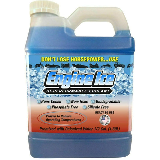 Versatile ENGINE ICE 1/2 GAL High Performance Coolant Non-Toxic Biodegradable