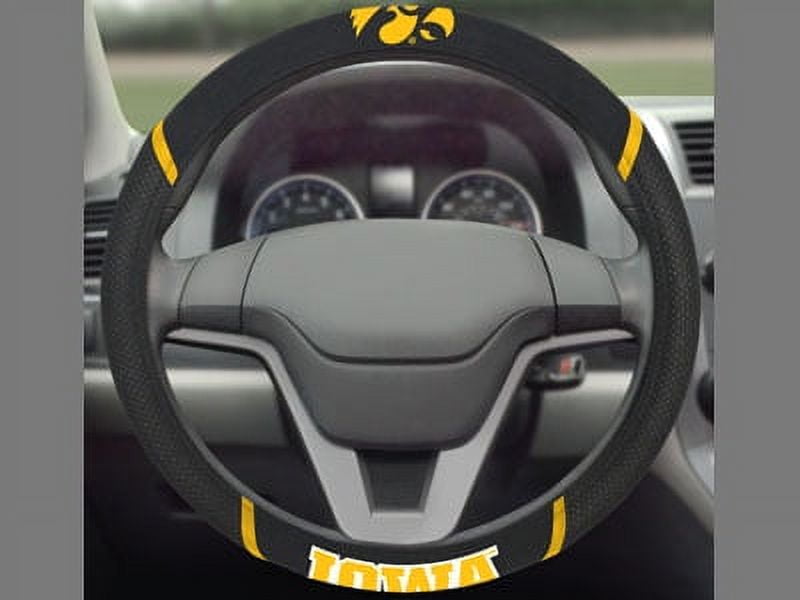 Versatile Fanmats University of Iowa Steering Wheel Cover - 14903