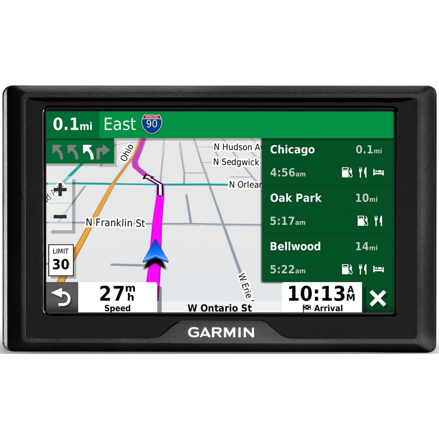 Classic Garmin Drive 52 and Traffic, GPS Navigator with 5â Display Simple