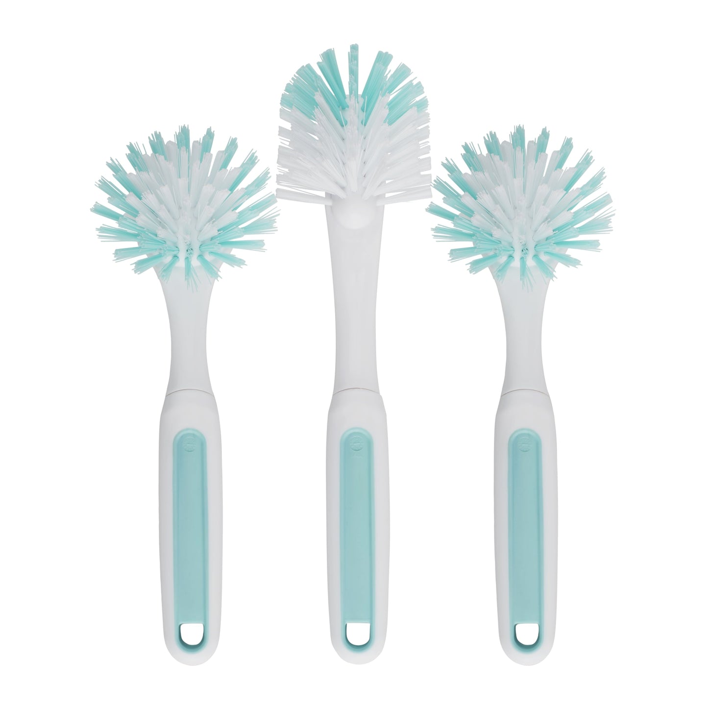 Classic GoodCook PROfreshionals 3-Piece BPA-Free Kitchen Dish Brush Set, Teal