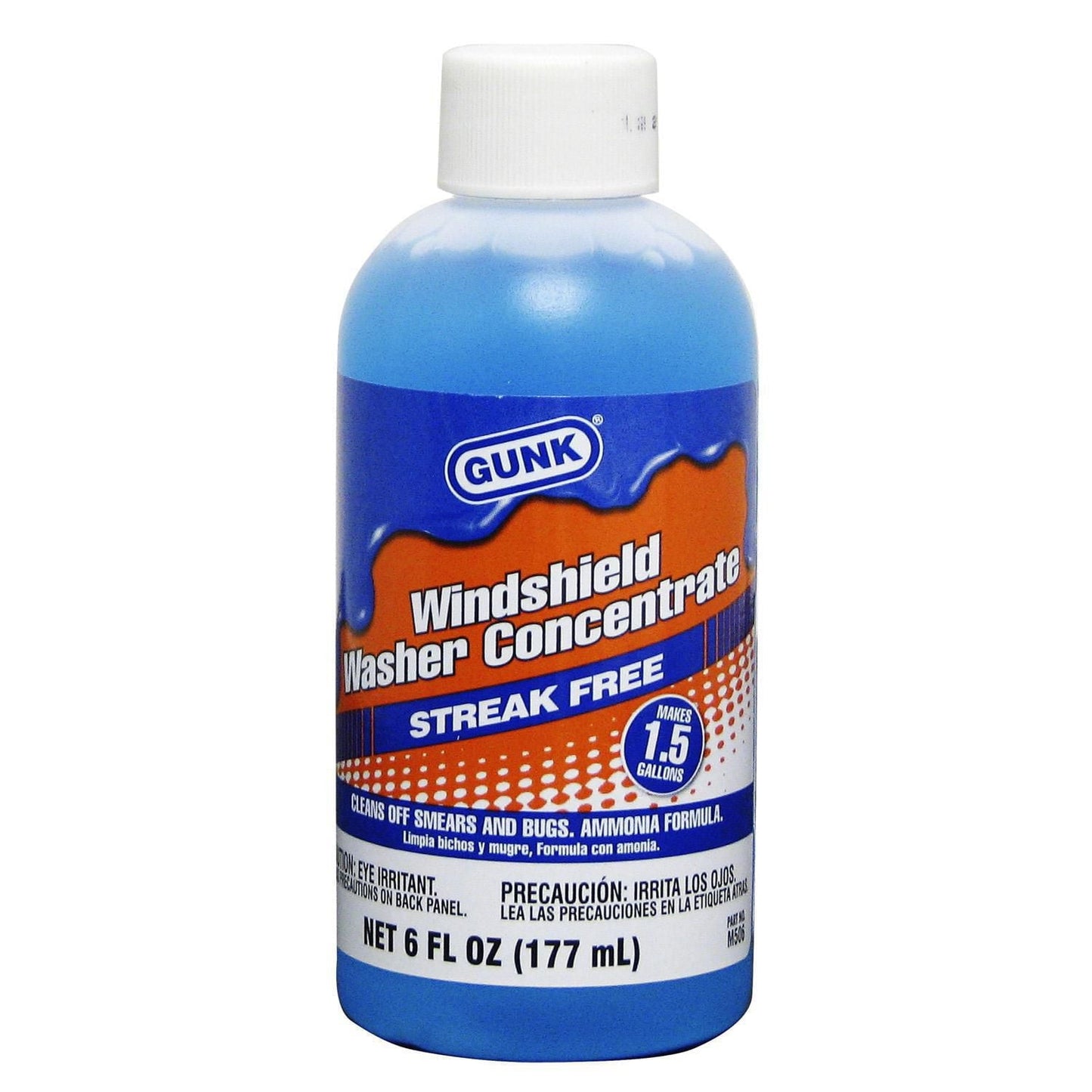 Classic Gunk Windshield Washer,6 oz.,Plastic Bottle  M506