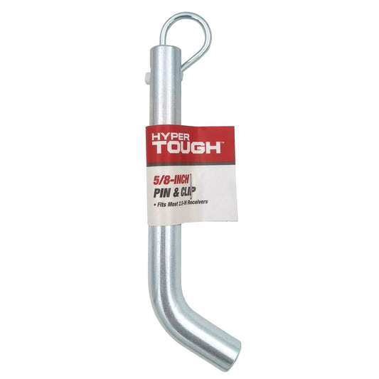 Classic Hyper Tough 5/8 inch Hitch Pin and Clip with Clip Hole, Galvanized, Trailer