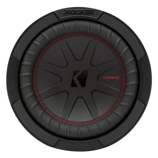 Versatile KICKER CompR 8 Inch Dual 4 Ohm DVC 600W Peak Power Car Audio Subwoofer