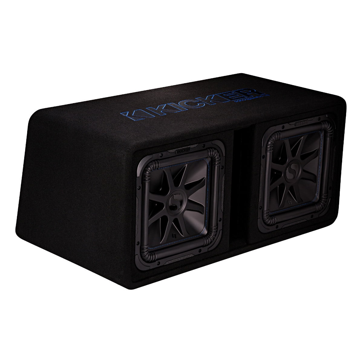 Classic Kicker 44DL7S122 Dual 12" L7S 2-Ohm Loaded Vented Subwoofer Enclosure