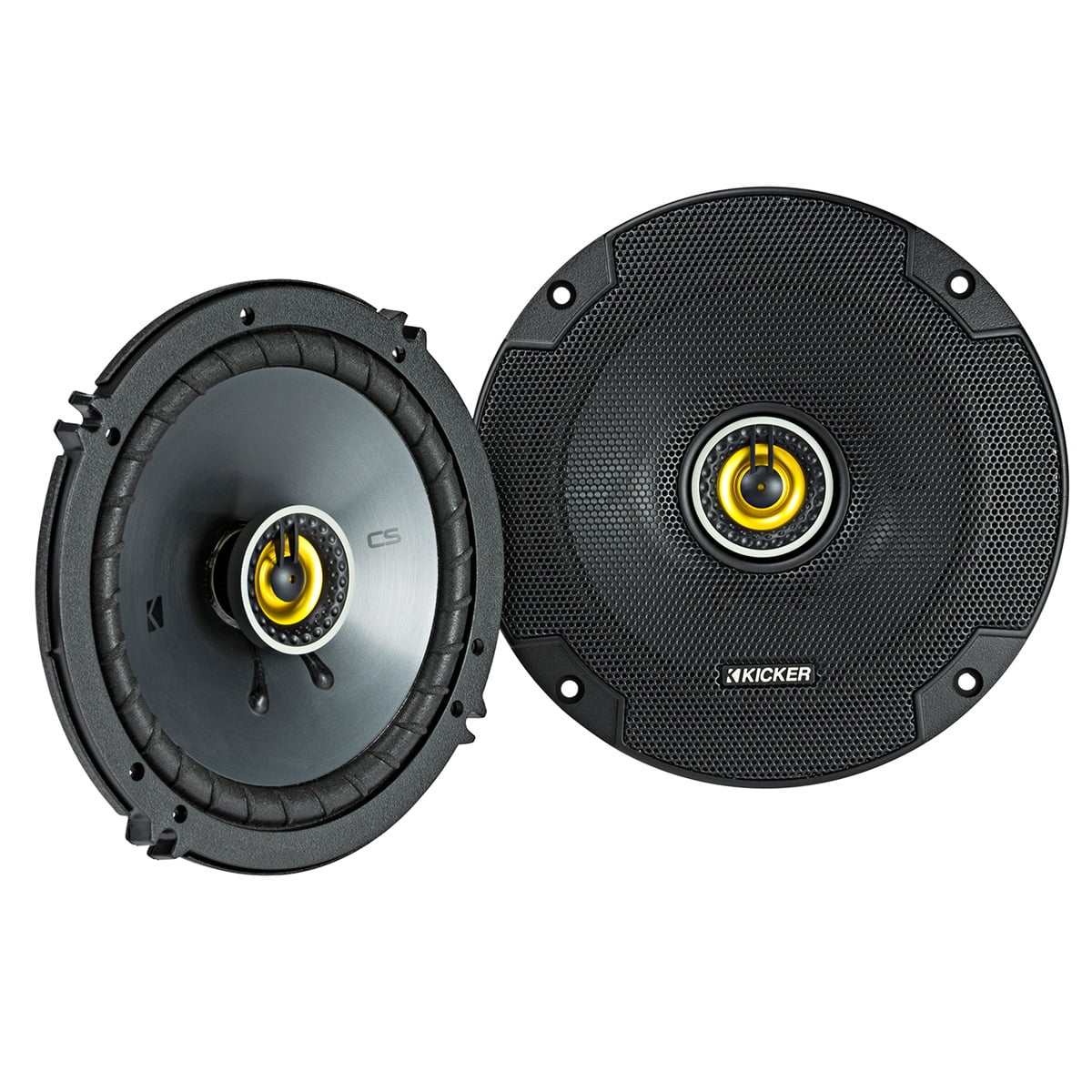 Versatile Kicker CSC65 CS 6.5 Inch 300 Watt 4 Ohm 2-Way Car Audio Speakers System, Pair