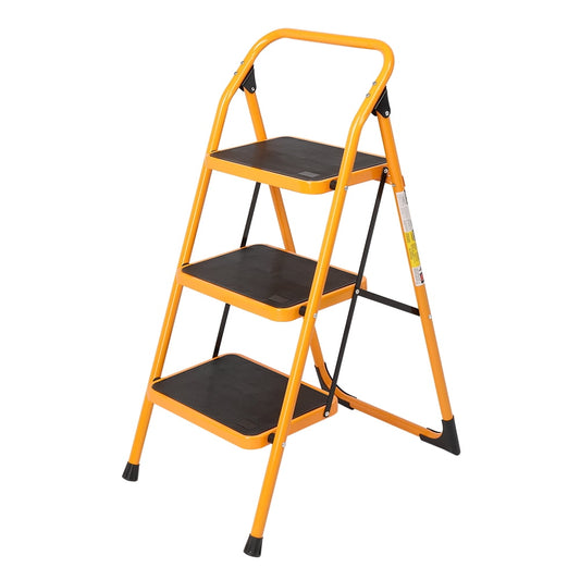 Versatile Ktaxon 3-Step Ladder, Lightweight Step Stool, 330 lb. Load Capacity, Iron