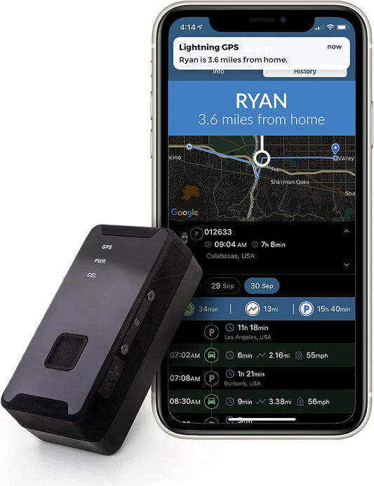 Versatile Lightning GPS Discreet 4G Cellular Micro Real-Time Portable GPS Tracker for Vehicles, Cars, Teens, Kids, Elderly, Equipment, Valuables - Subscription Required