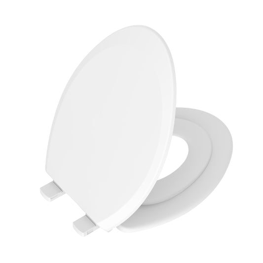 Versatile Mainstays Pp Elongated Toilet Seat W/t Child Seat