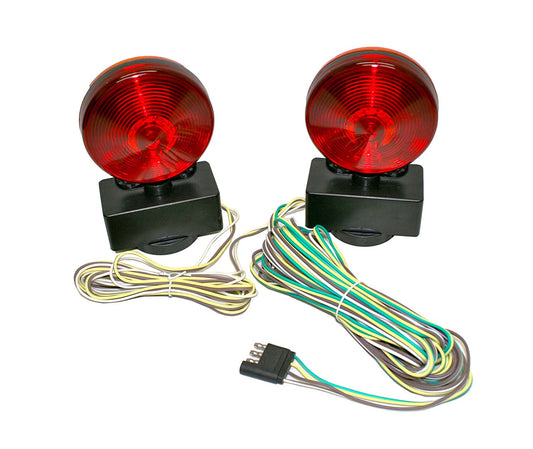 Classic MaxxHaul 80778 - 12V Magnetic Towing Light Kit - Dual Sided for RV, Boat, Trailer and More - DOT Approved