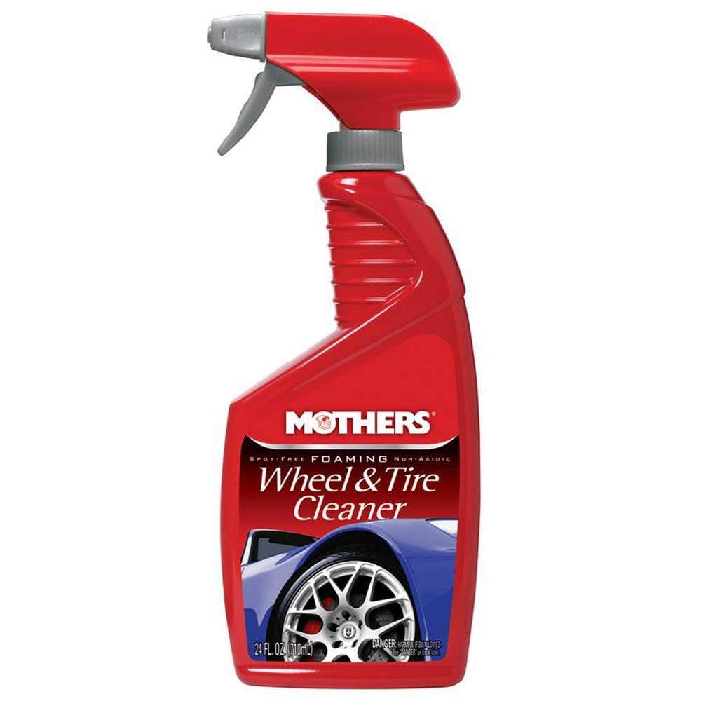 Versatile Mothers Polish 5924 24 Ounce Bottle of Foaming Automobile Wheel & Tire Cleaner