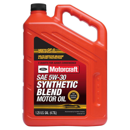 Versatile Motorcraft Synthetic Blend Motor Oil 5w30