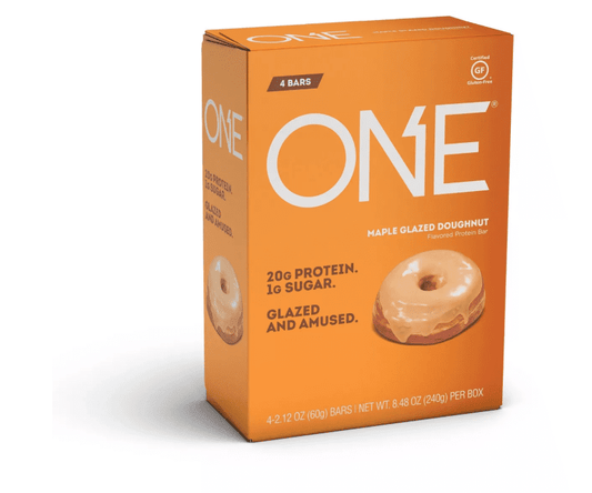 Versatile One Protein Bar, Maple Glazed Doughnut, 20g Protein, 4 Count