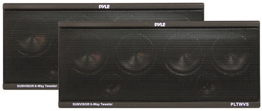 Classic PYLE PLTWVS - 6-Way Sunvisor Mount 200 Watt Tweeter System