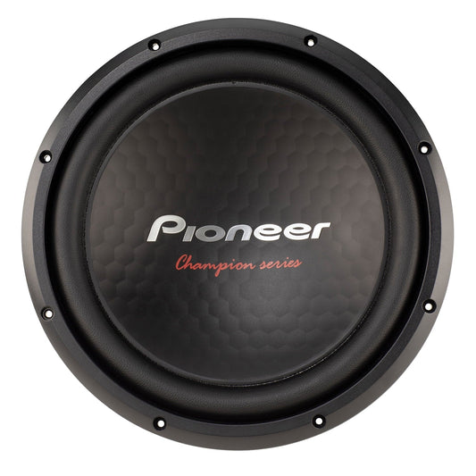 Versatile Pioneer Champion Series TS-A301D4 1600 Watts 12 inch Dual 4 Ohm Subwoofer