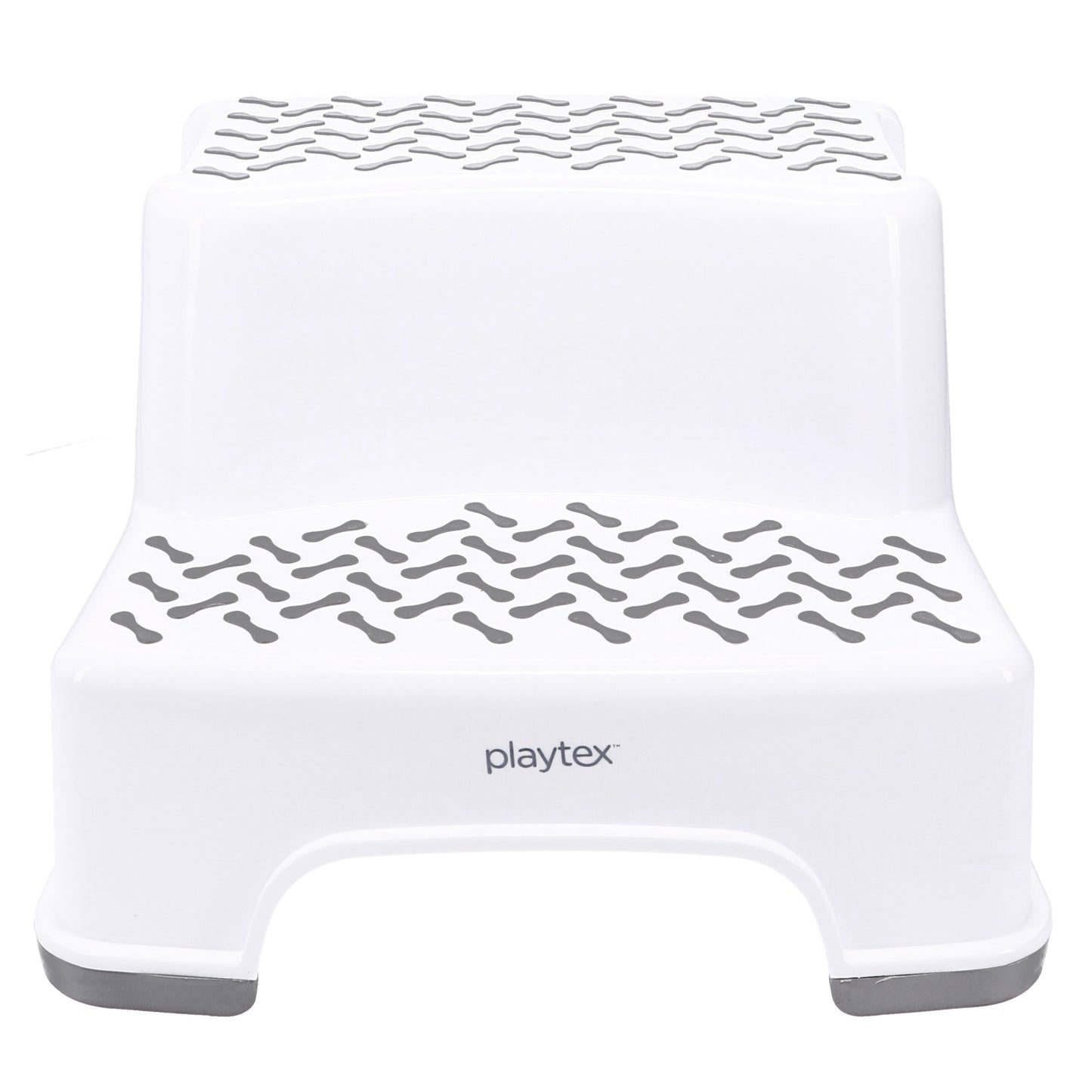 Classic Playtex White 2-Tier Step Stool, Kids Bathroom and Bedroom Plastic Step Stool