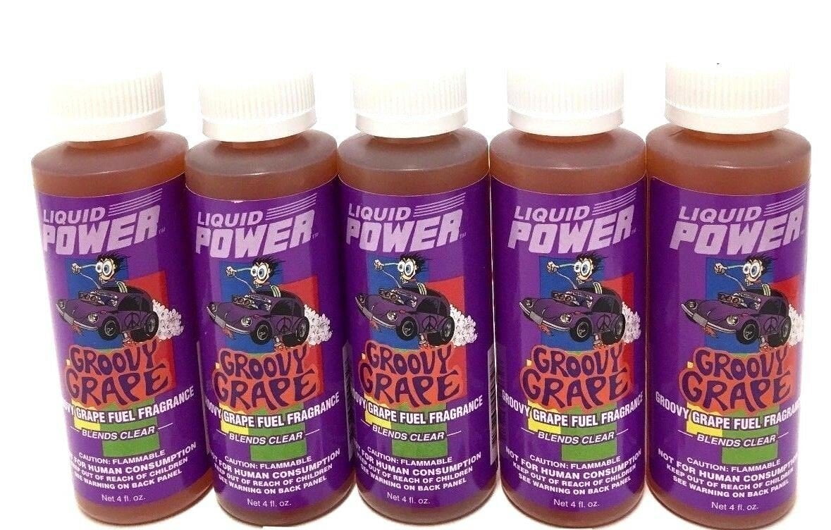 Classic Power Plus Lubricants 5 PACK Groovy Grape Fuel Fragrance For Car Motorcycle ATV