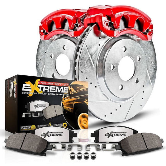 Classic Power Stop Front Z36 Truck & Tow Brake Kit with Calipers KC137-36