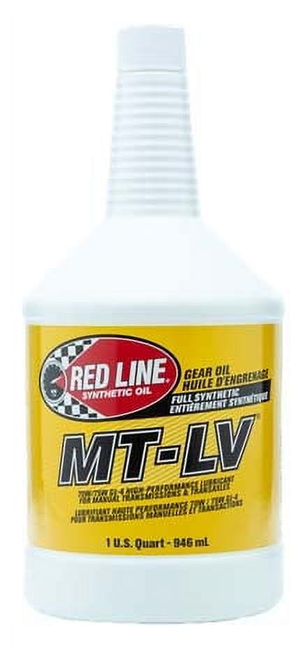 Classic Red Line Oil 50604 Full Synthetic Gear Oil MT-LV 70W/75W GL-4 1-Quart Sold Indiv