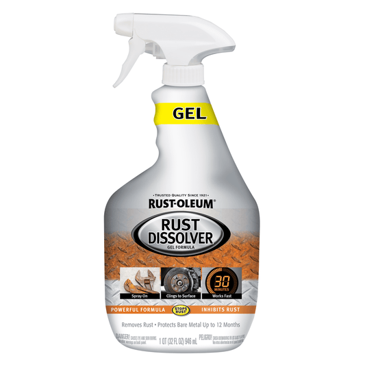 Versatile Rust-Oleum Rust Dissolver Gel Spray-300112, 32 oz