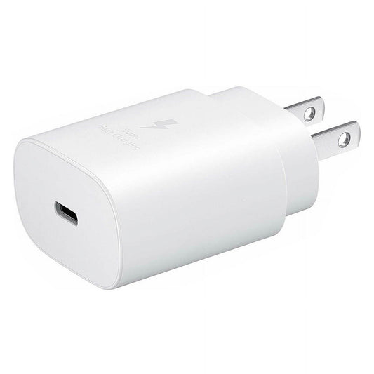 Versatile Samsung 25W USB-C Super Fast Charging Wall Charger - White (US Version )