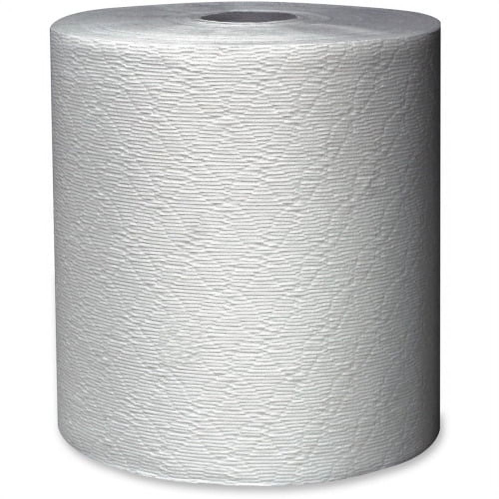 Versatile Scott Hard Roll Towels 8" x 425 ft - White - Paper - Absorbent, Nonperforated - 12 / Carton