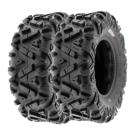 Classic SunF All Terrain ATV UTV Tires 27x11-14 27x11x14 6 PR A033 (Pair of 2)