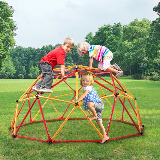 Classic TOBBI Outdoor Kid's Dome Climber 82" Climbing Dome Steel Frame Monkey Dome Climber Bars Playset Outdoor Playground Jungle Gym