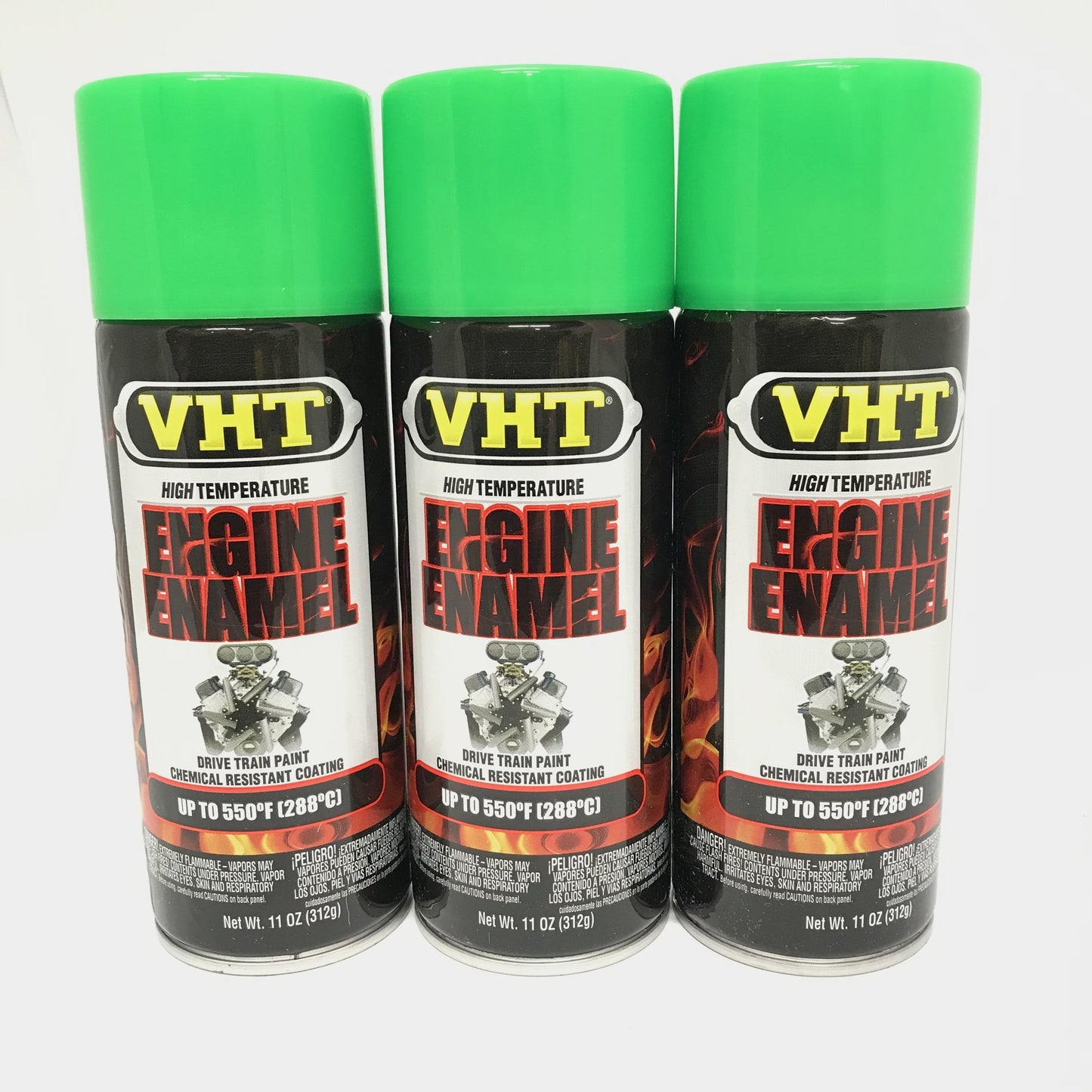 Versatile VHT SP154-3 PACK Grabber Green Engine Enamel Superior Heat & Chemical Resistant