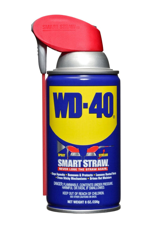 Versatile WD-40 Multi-Use Product Spray Lubricant with Smart Straw, 8 oz. WD40 Spray