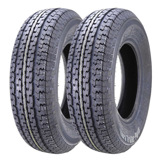 Versatile WINDA New Premium Trailer Tires ST 205 75R15 / 8PR Load Range D Steel Belted w/Scuff Guard, Set 2