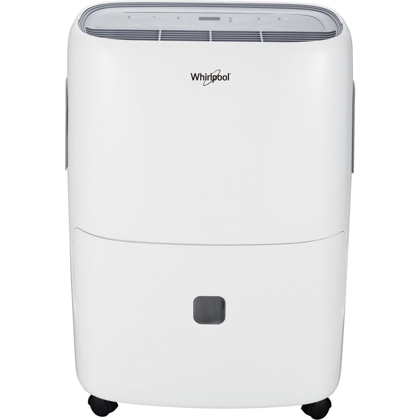 Versatile Whirlpool 20 Pt. 1,500 Sq. ft. Dehumidifier in White - Automatic Shut-off, Bucket Full Indicator