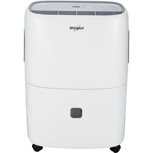 Versatile Whirlpool 20 Pt. 1,500 Sq. ft. Dehumidifier in White - Automatic Shut-off, Bucket Full Indicator