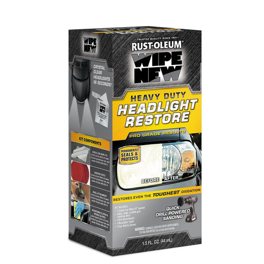 Versatile Wipe New Heavy Duty Headlight Restore