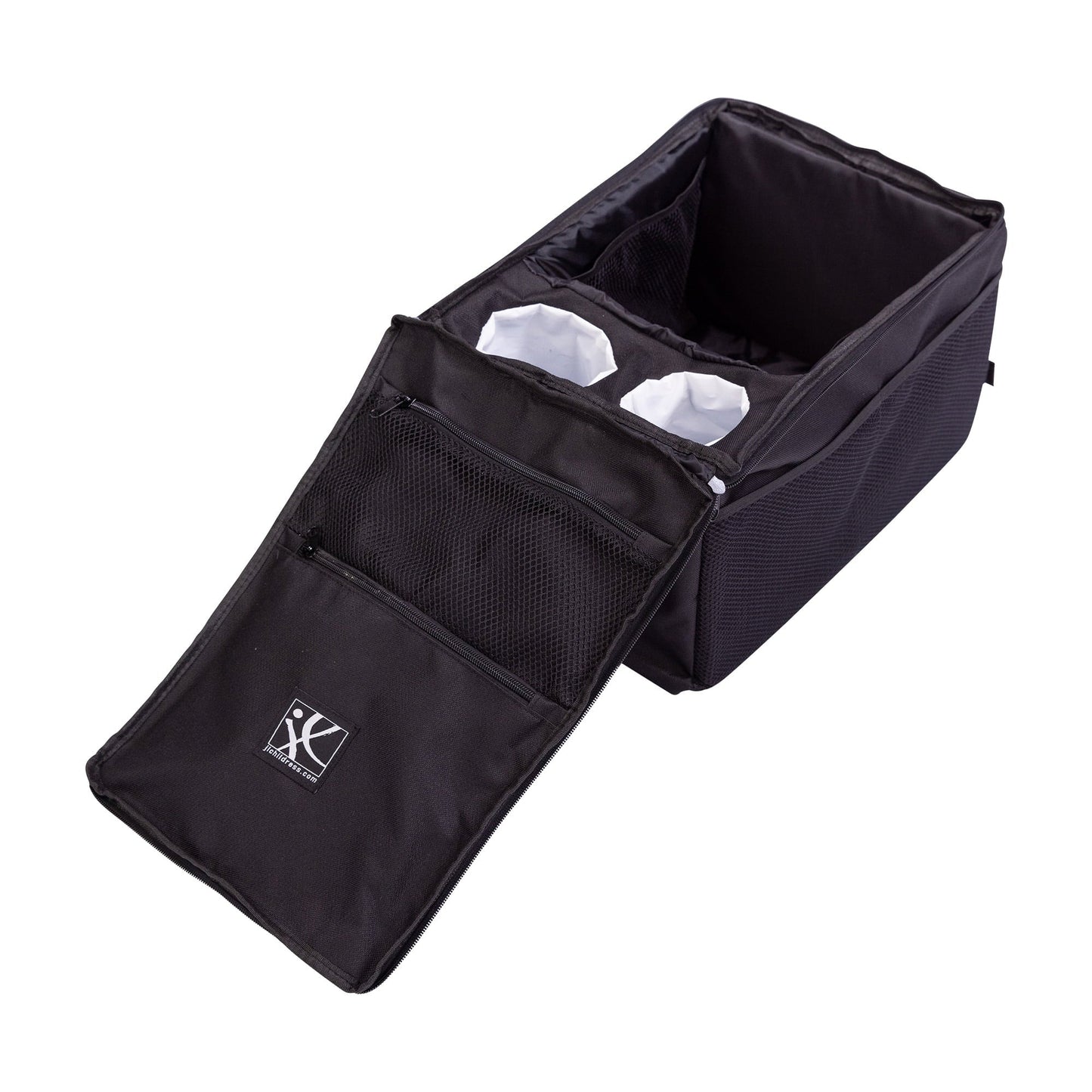 Versatile J.L. Childress Backseat Butler Car Organizer and Storage for Kids of All Ages, Black