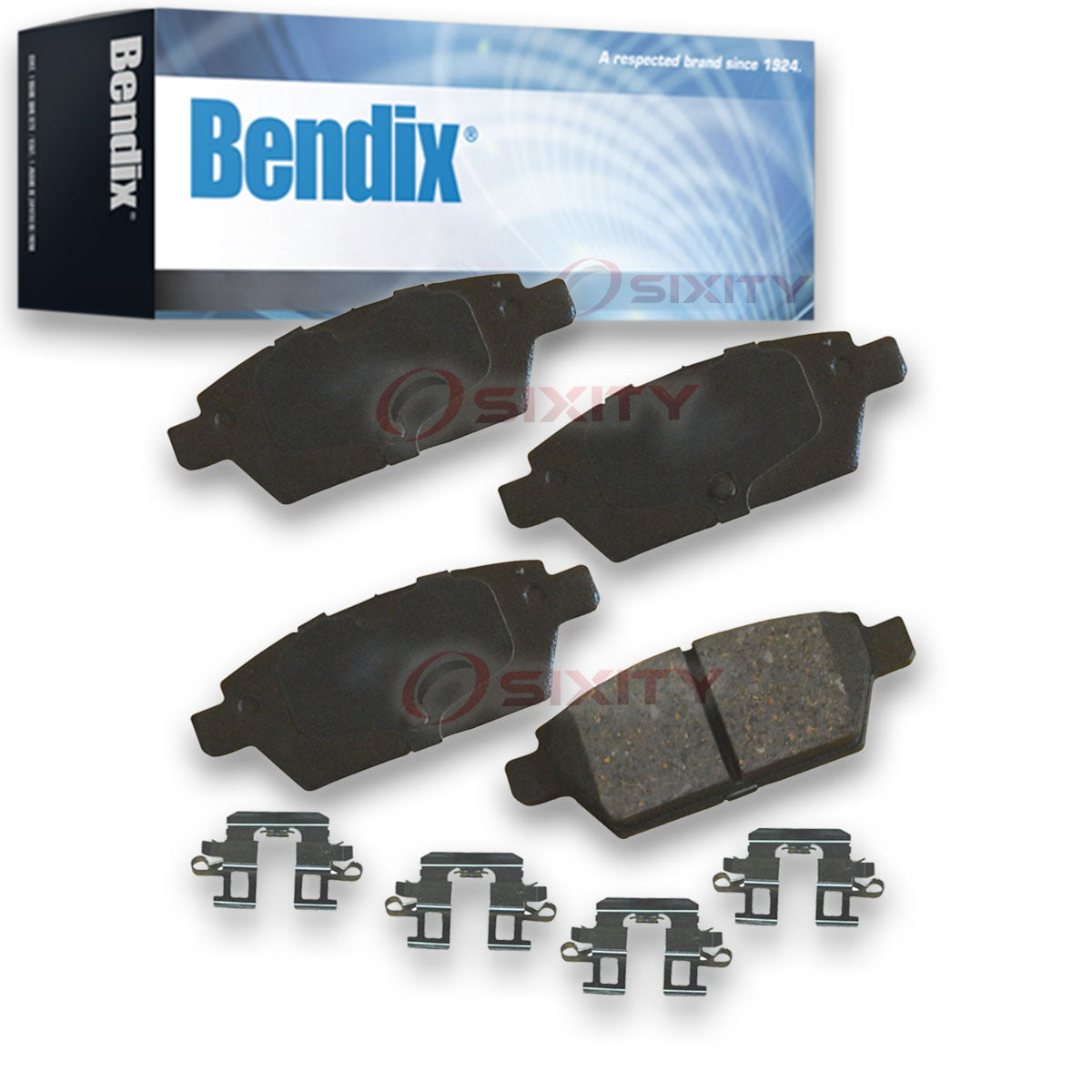 Classic Bendix Brakes Disc Brake Pad Set Fits select: 2006-2012 FORD FUSION, 2006-2011 MAZDA 6