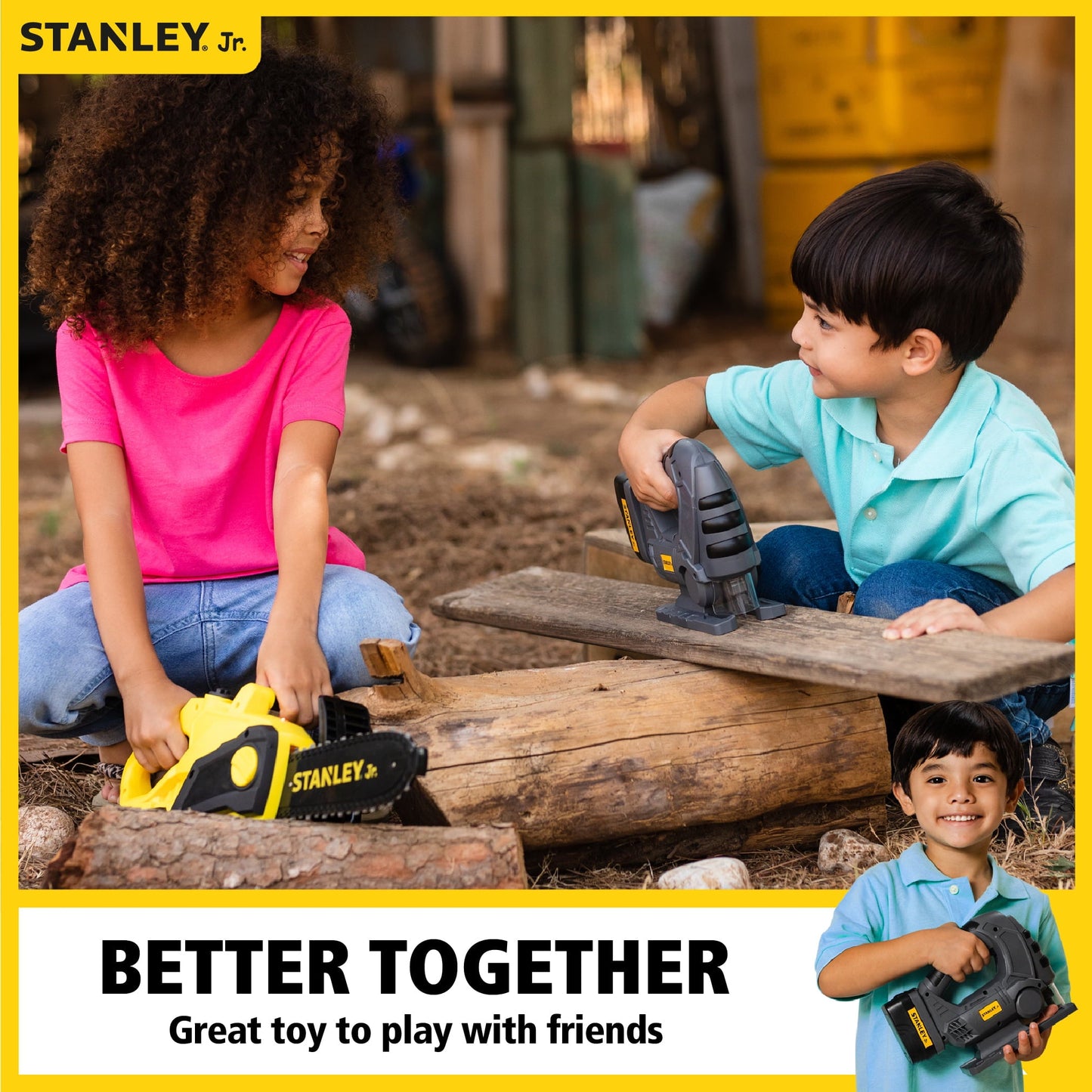 Versatile STANLEY Jr Jigsaw Toy â Carpentry Role Play For Kids â Enhance Hand And Eye Coordination â Power Tool