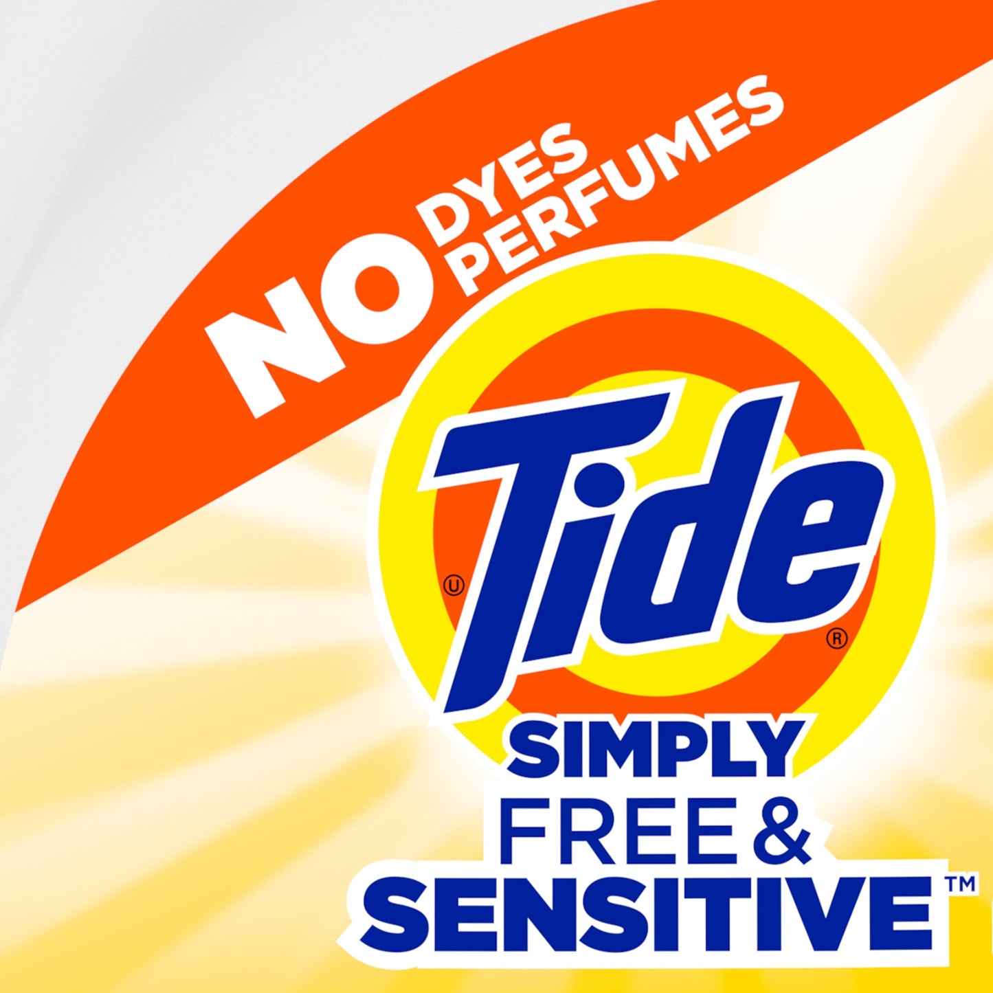 Classic Tide Simply Liquid Laundry Detergent, Free & Sensitive, 128 fl oz, 89 Loads