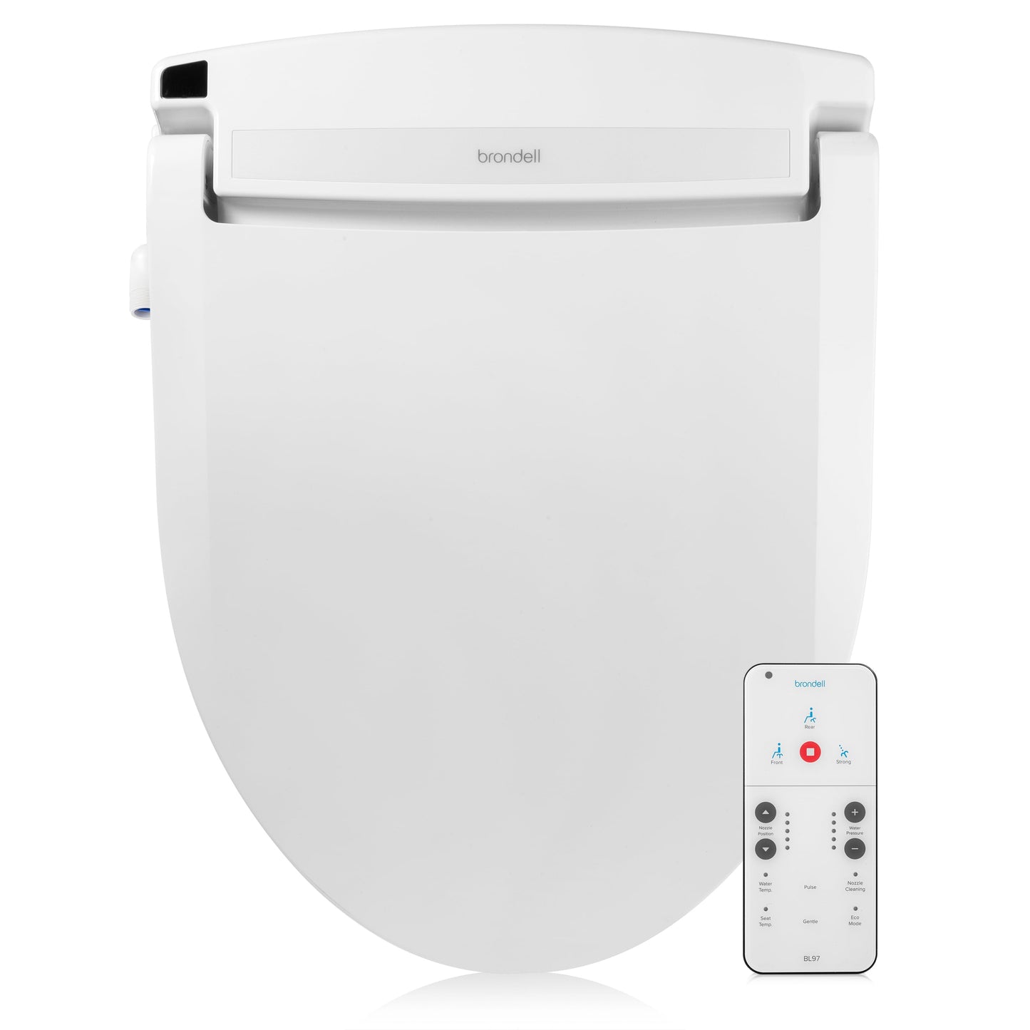 Classic Brondell Swash Select BL97 Electronic Bidet Seat, Round White