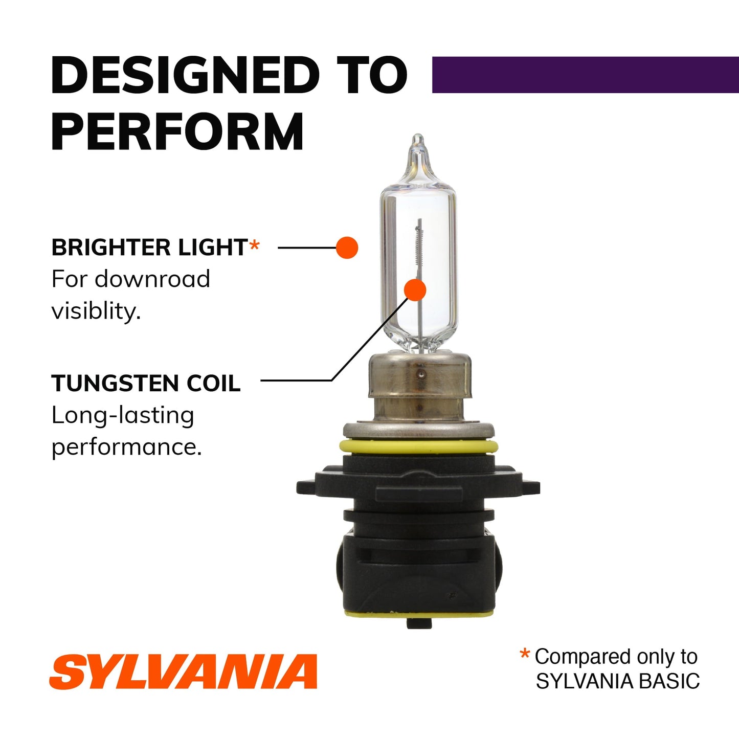 Classic Sylvania 9012 XtraVision Halogen Headlight Bulb, Pack of 1