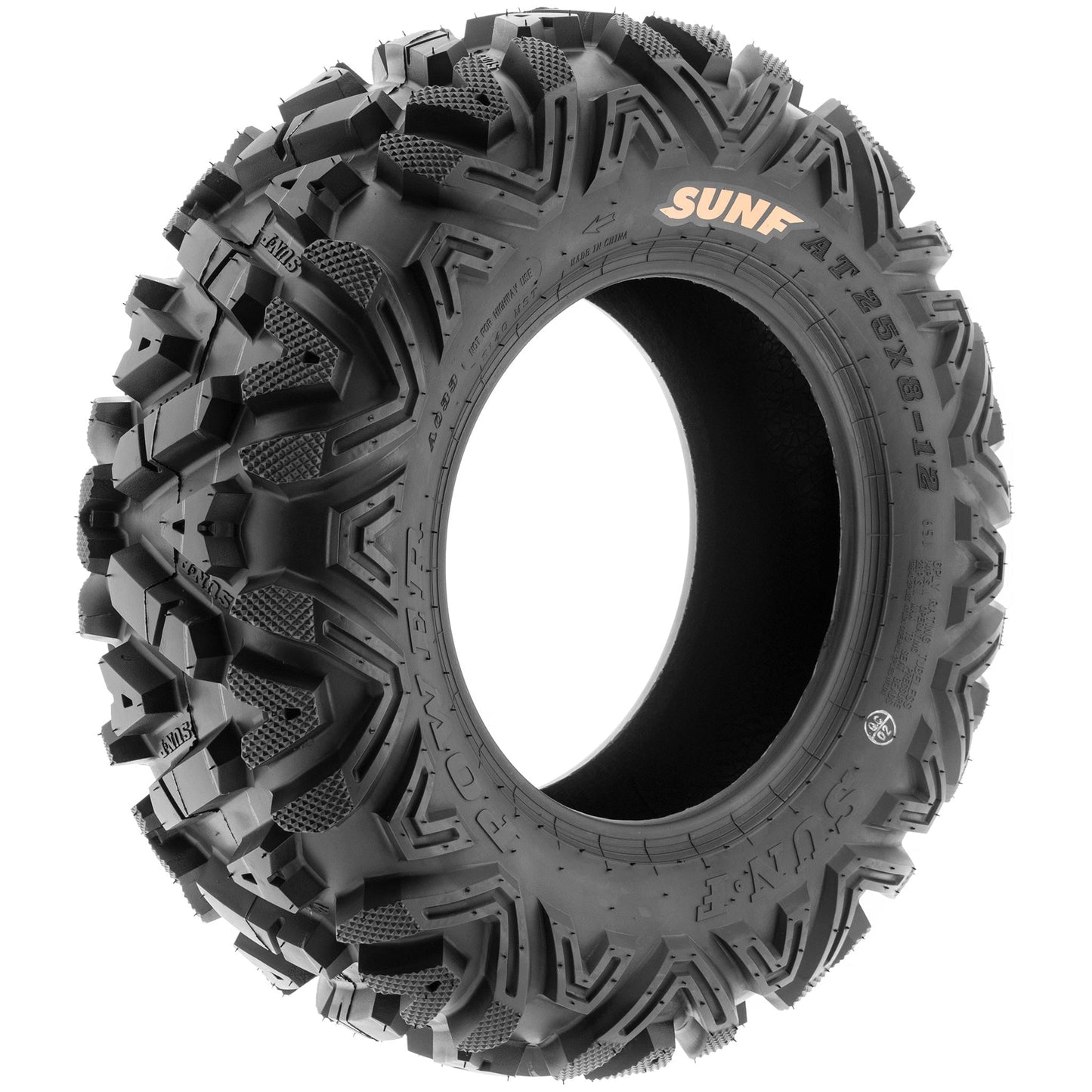 Classic SunF All Terrain ATV UTV Tires 26x8-12 & 26x11-12 6 PR A033 (Complete Full Set of 4)