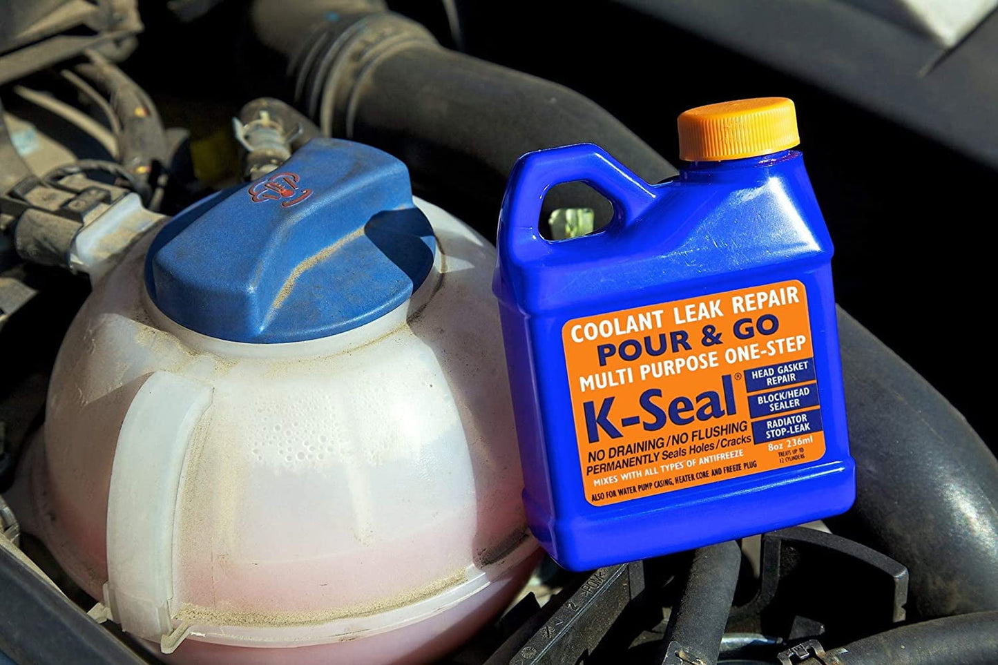 Classic K-Seal Coolant Leak Repair, Shake, Pour and Go