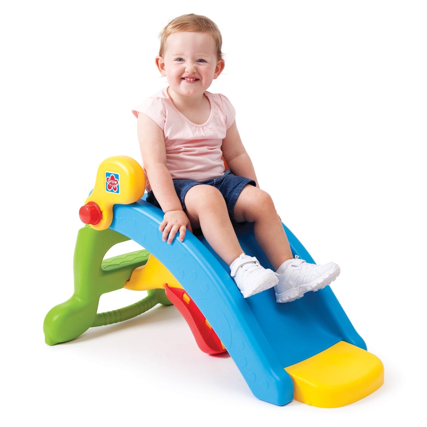 Classic Grow 'N Up Plastic Toddler Slide and Rocker Combo