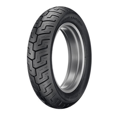 Versatile Dunlop D401 Rear Motorcycle Tire 130/90B-16 (73H) Black Wall for Harley-Davidson Dyna Wide Glide FXDWG/I 1993-2001