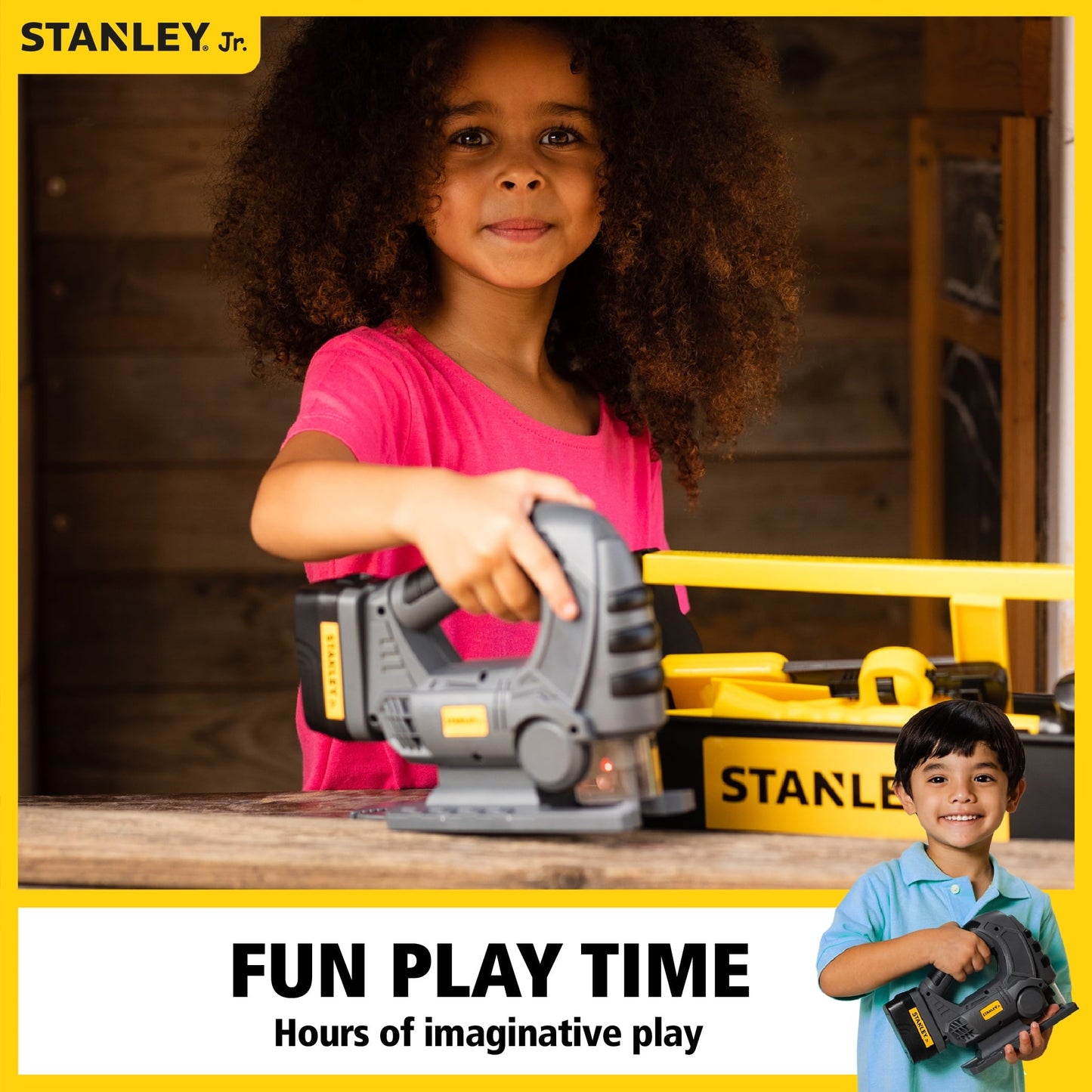 Versatile STANLEY Jr Jigsaw Toy â Carpentry Role Play For Kids â Enhance Hand And Eye Coordination â Power Tool