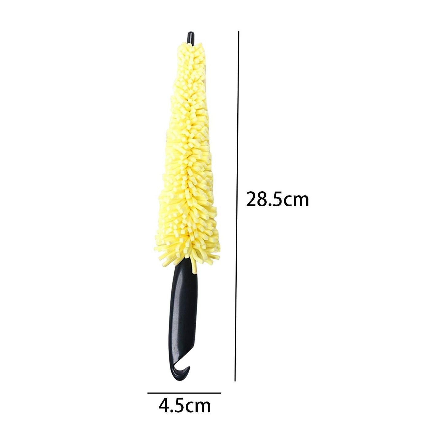 Versatile Car Wheel Tire Rim Brush, Rim Scrubber Supplies Cleaner Car Wash Equipment Cleaning Tools Duster Car Accessories for SUV Car Motorcycle