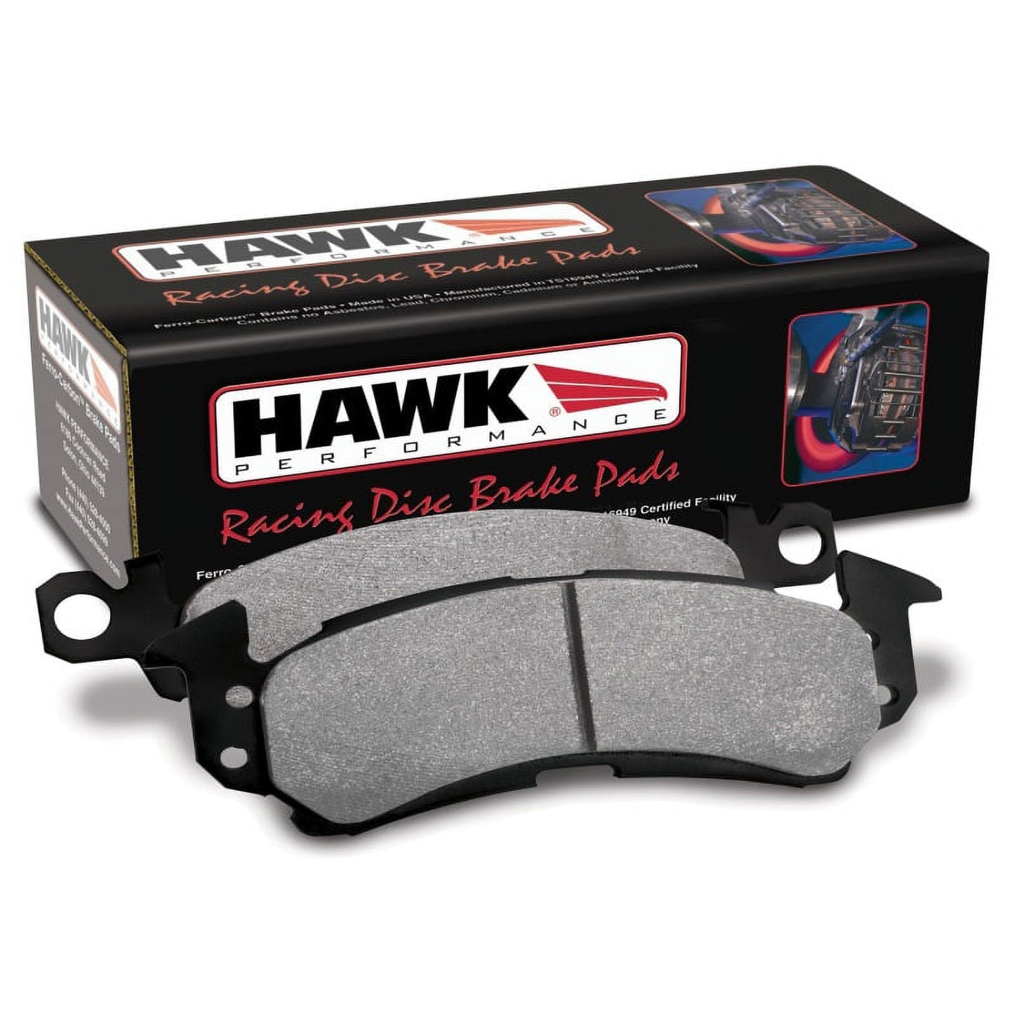 Versatile Hawk Performance HB149E.505 Brake Pads - Blue 9012 Compound - Front - Set of 4 Fits select: 1994-1997,1999-2003 MAZDA MX-5 MIATA