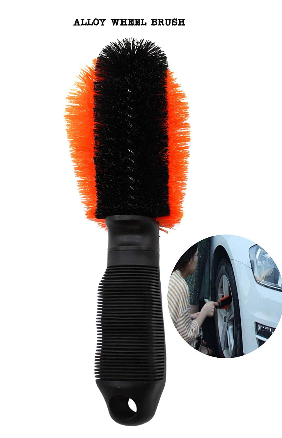 Versatile Scrubit Car Cleaning Tools Kit by Scrub it- squeegee Car Wash Brush, Wheel Brush, Microfiber Wash Mitt and Cloth - For Your Next Vehicle Wash and Wax with our 6 Pc Cleaning Accessories